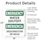 Signmission Water Shutoff Bilingual, 18 in W x Rectangle, Aluminum OS-2PACK-EM-A-1824-L-10362 - alternate 3